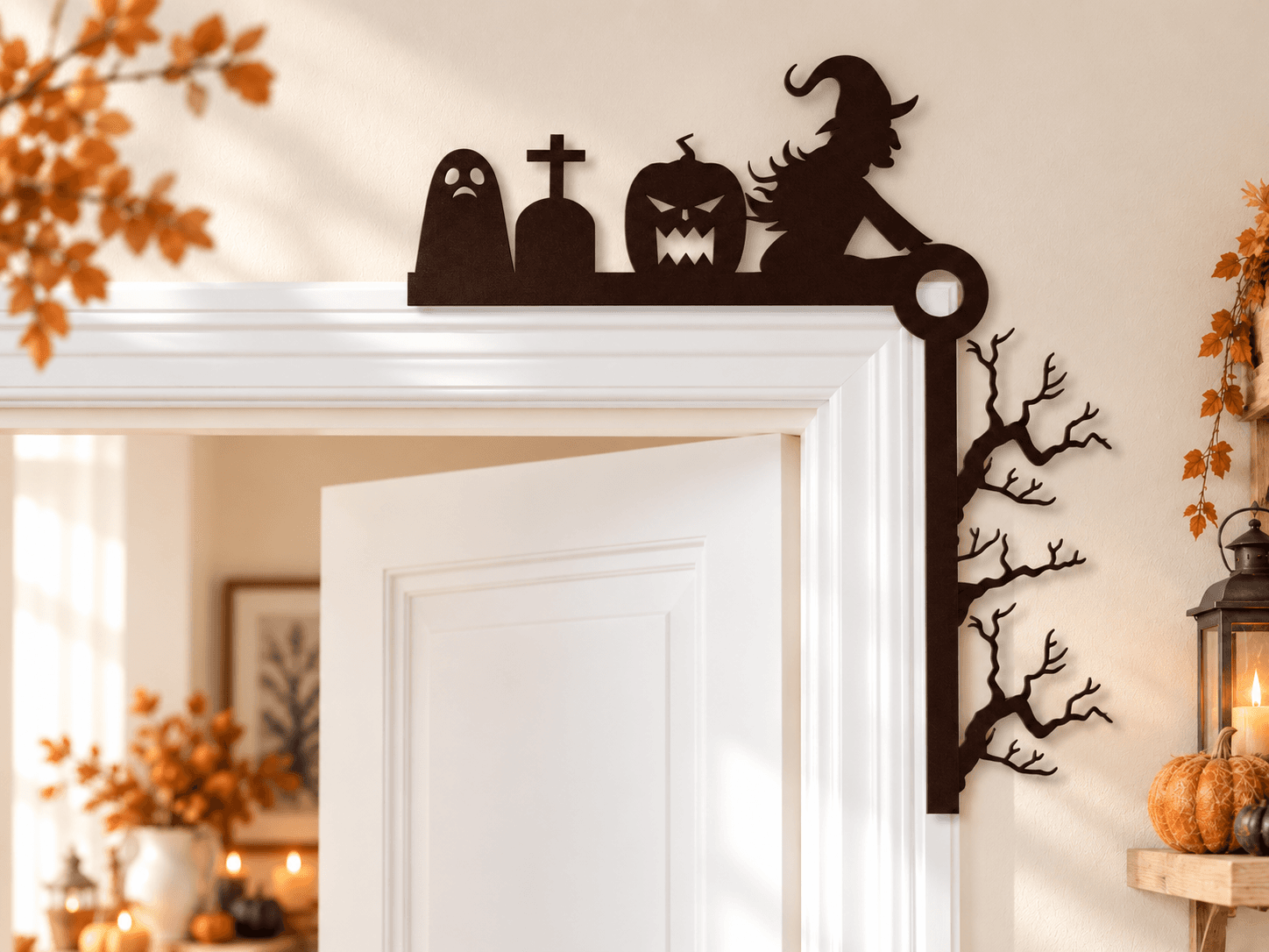 Decoración lateral para puerta