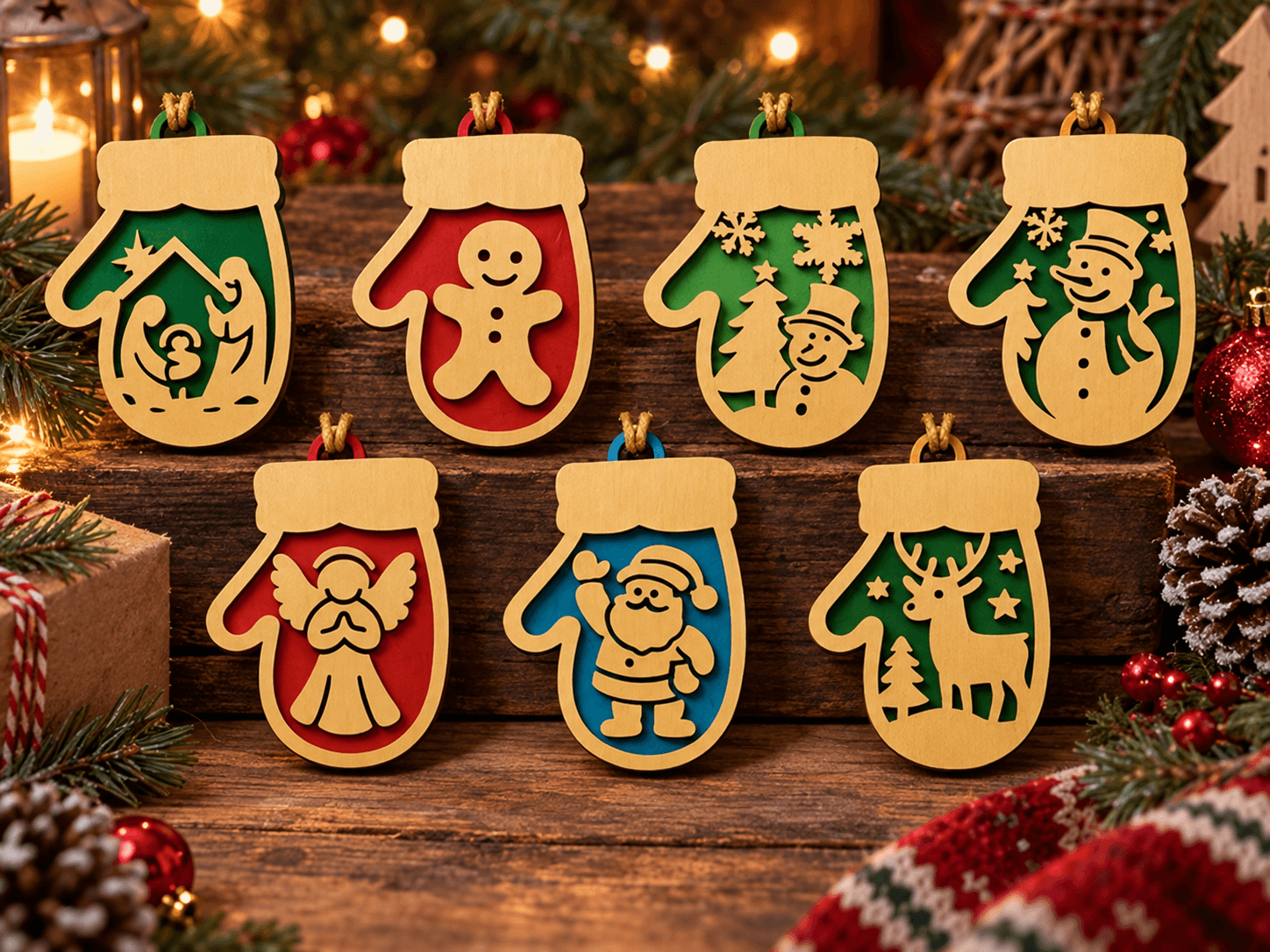 Bolas de Navidad infantiles personalizadas en color