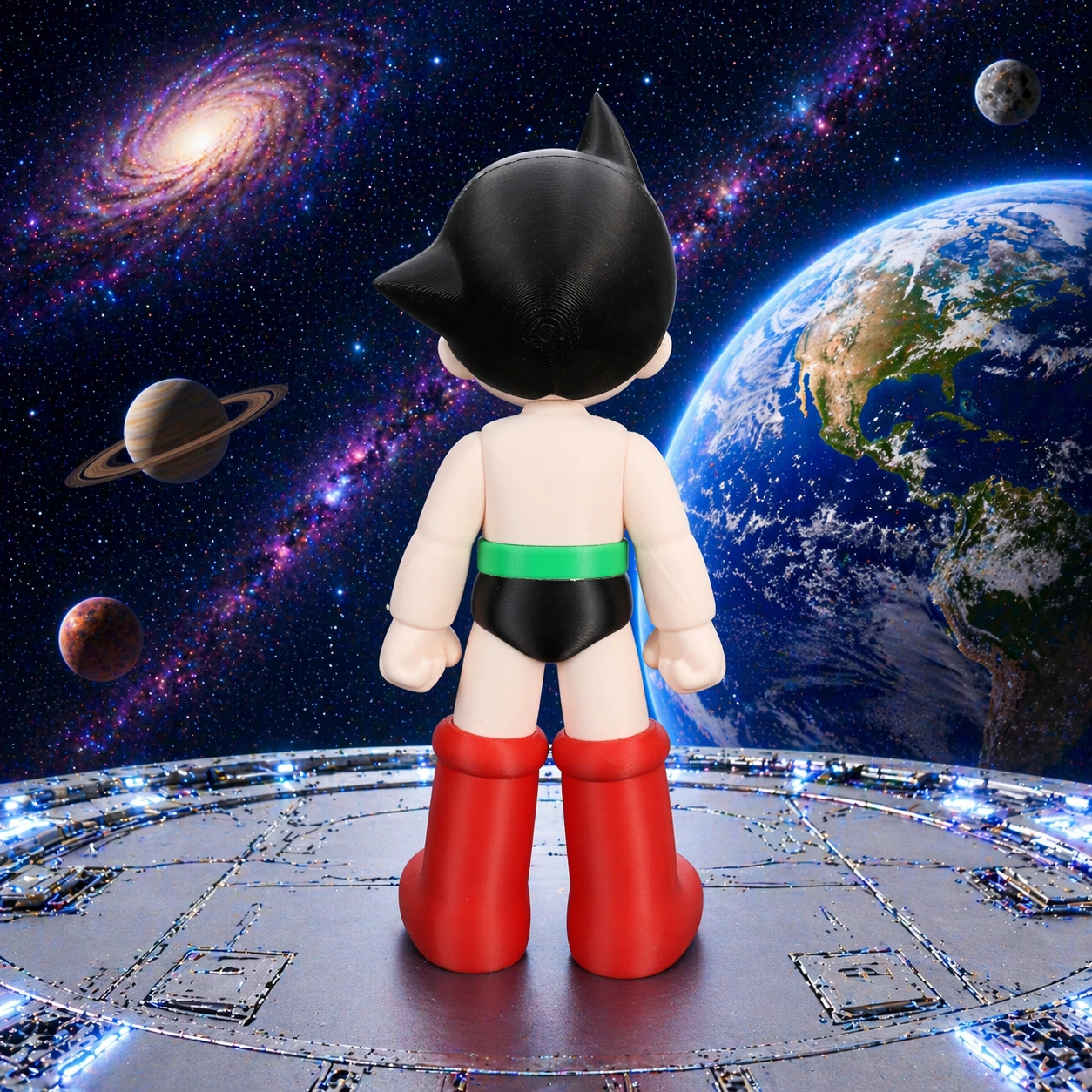 Nébulo Estelar hecho a mano por MariArT Natural - vista 3