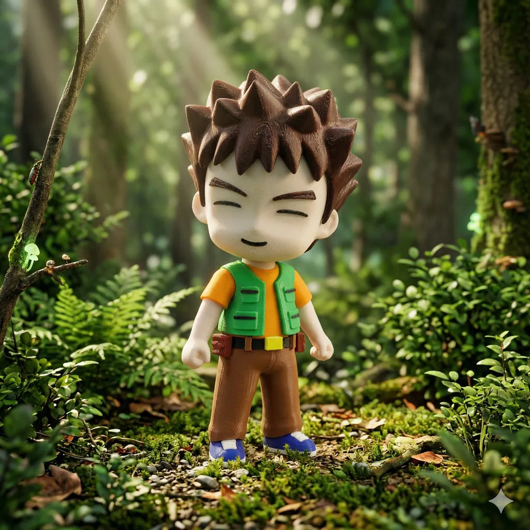 Montañero Rocoso (Normal) hecho a mano por MariArT Natural - vista 3