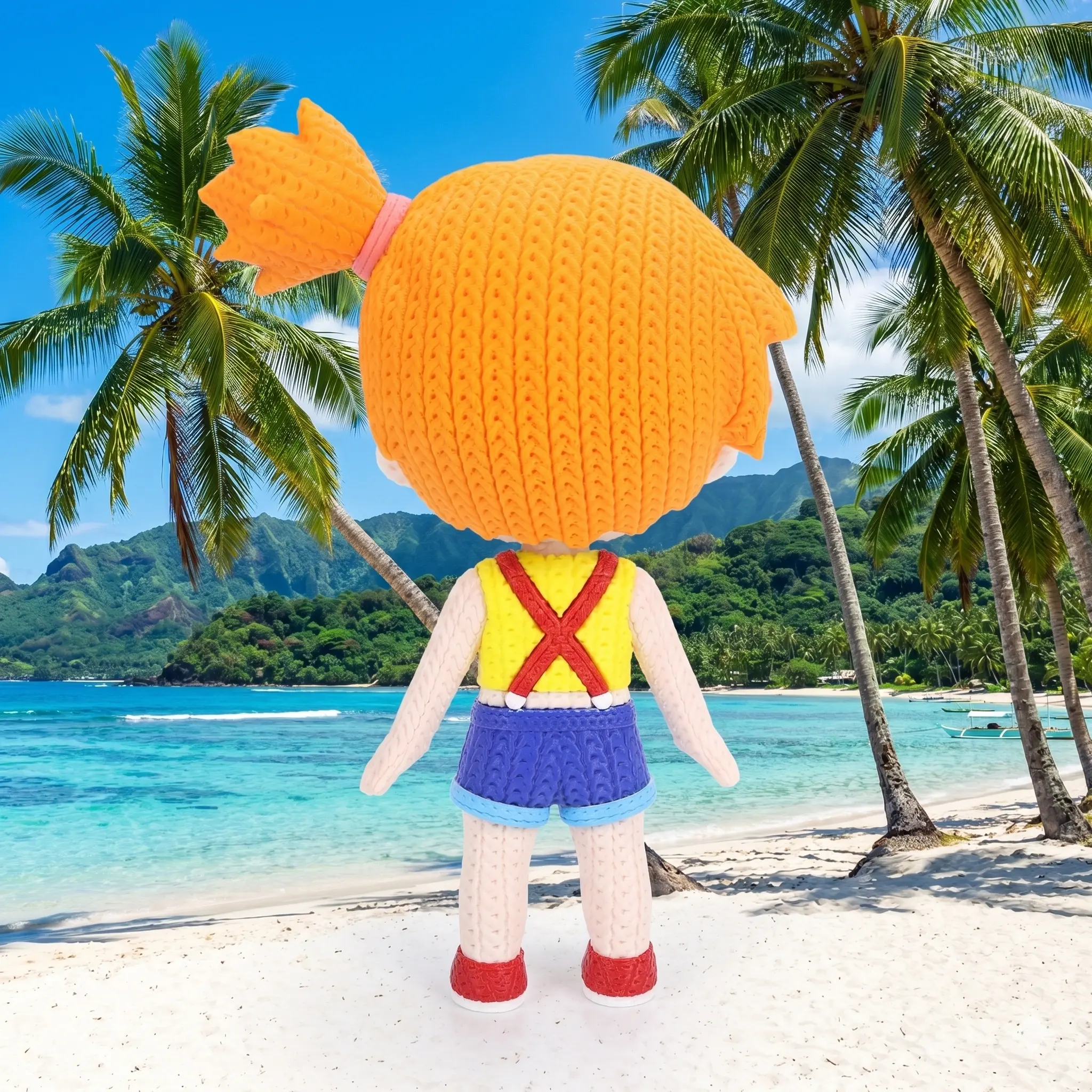 Líder acuática Crochet hecho a mano por MariArT Natural - vista 3